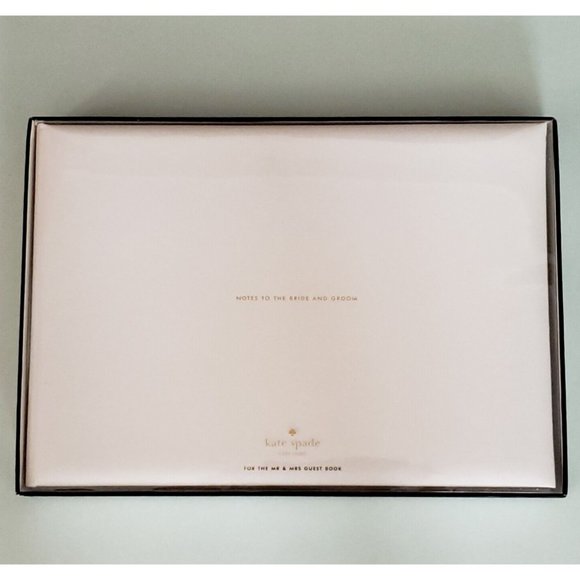 kate spade Other Kate Spade Wedding Guest Book Mr And Mrs Notes To The Bride And Groom Nib